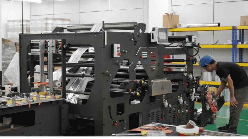 Packaging printing production machine at EAN Label supporting SMEs from small orders to bigger volume in KL