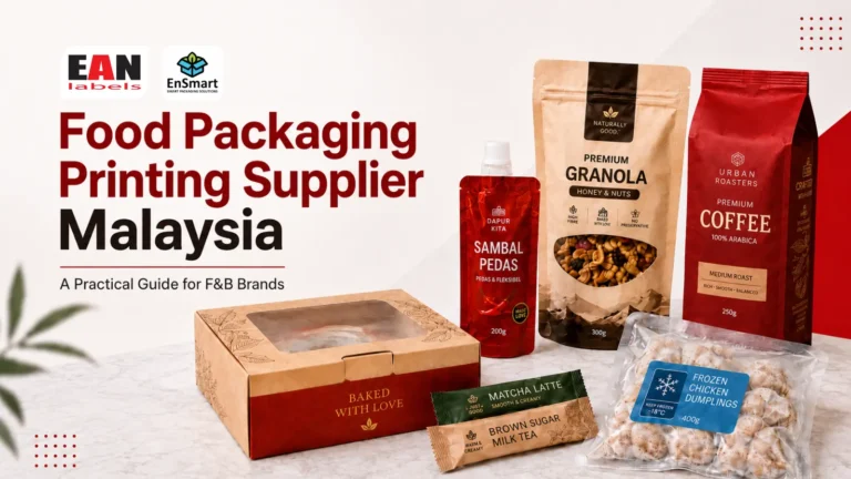 Food packaging printing supplier Malaysia with flexible packaging, custom boxes, sachets and frozen food packaging for F&B brands