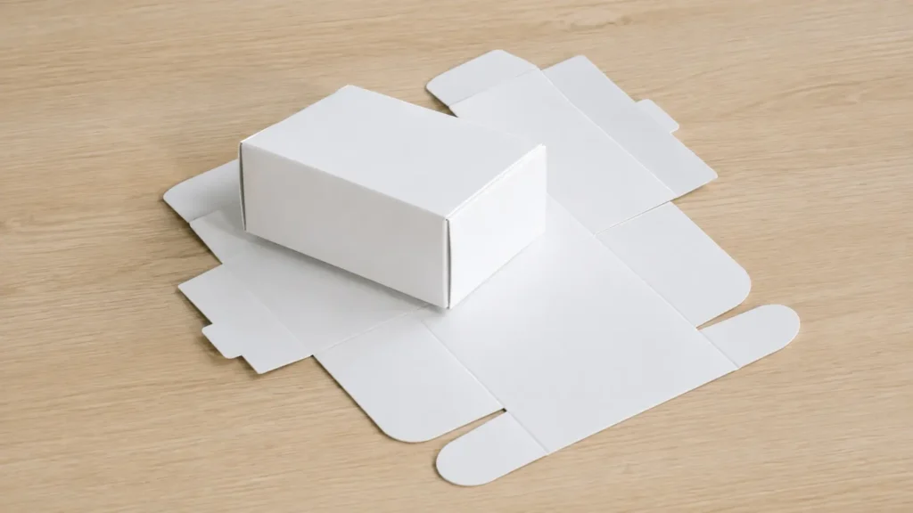 Packaging box structure and dieline quality check before production